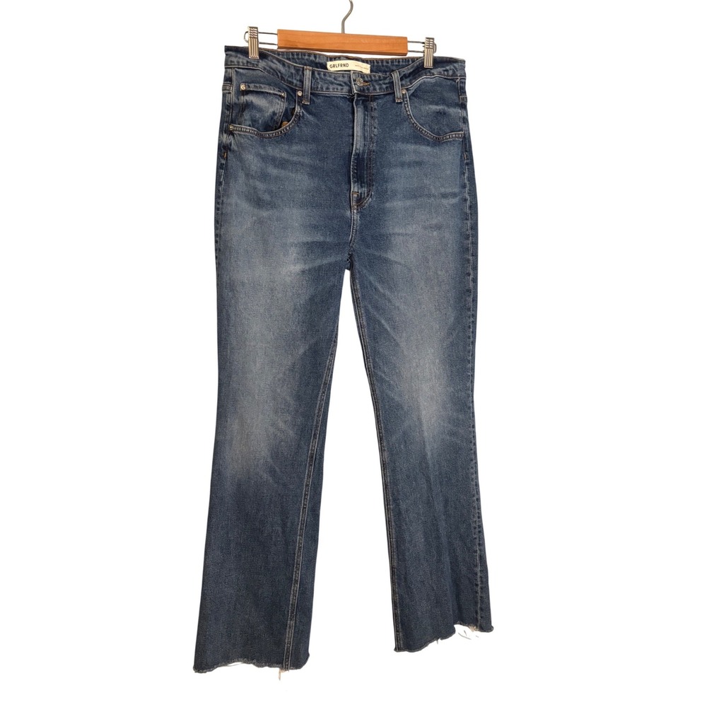 GRLFRND The Melanie High Rise Boot Cut Jean Size 32
